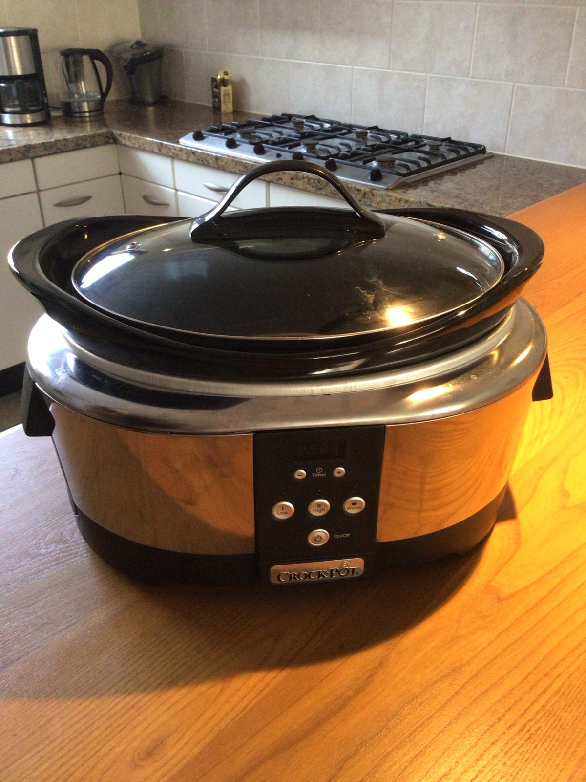 Crock-Pot Slowcooker 5.7 liter, Ophalen, Timer, Zo goed als nieuw
