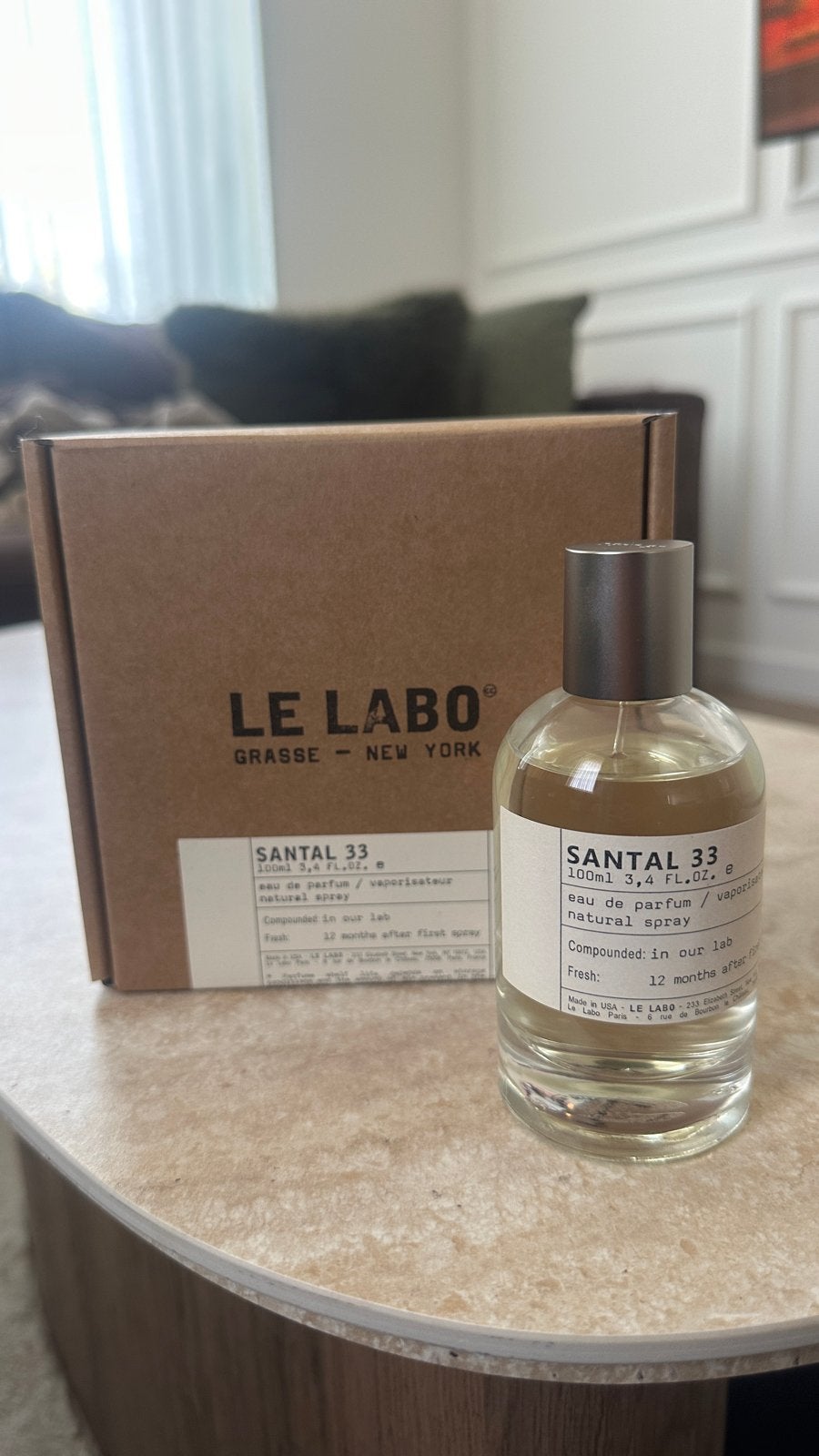 Le Labo Santal 33 Eau de Parfum 100ml, Ophalen of Verzenden, Zo goed als nieuw