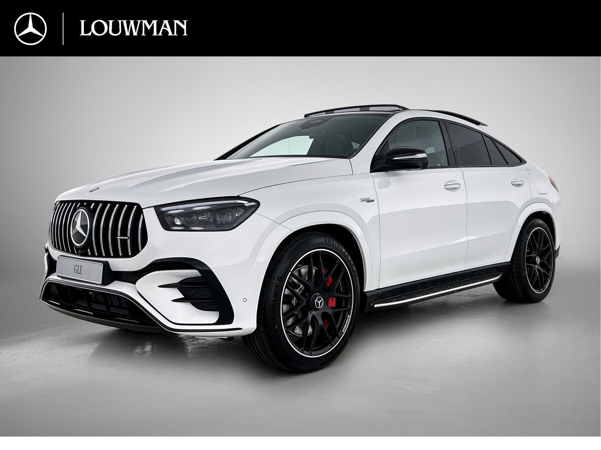 Mercedes-Benz GLE Coupé AMG 53 Hybrid 4MATIC+ Night Edition, Auto's, Mercedes-Benz, Wit, GLE Coupé, SUV of Terreinwagen, 6 cilinders