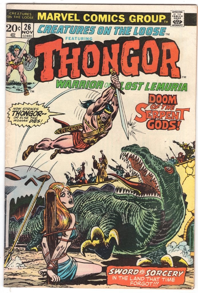 Creatures on the Loose (1971) #26, Eén comic, Ophalen of Verzenden, Gelezen, Amerika