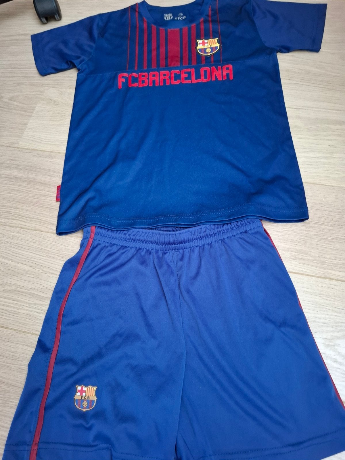 FC Barcelona tenue - shirt en broekje, Ophalen of Verzenden, Jongen of Meisje