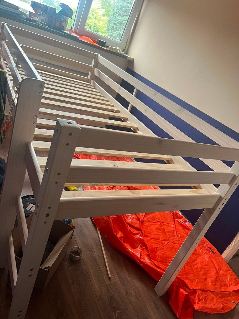 Halfhoogslaper (90x200), Ophalen, Gebruikt, Halfhoogslaper