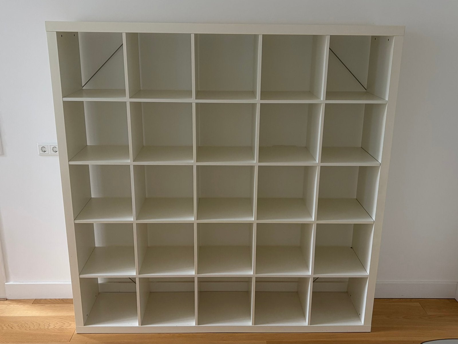 IKEA EXPEDIT Shelving Unit 5x5, white, Ophalen, Met plank(en), Gebruikt, 150 tot 200 cm