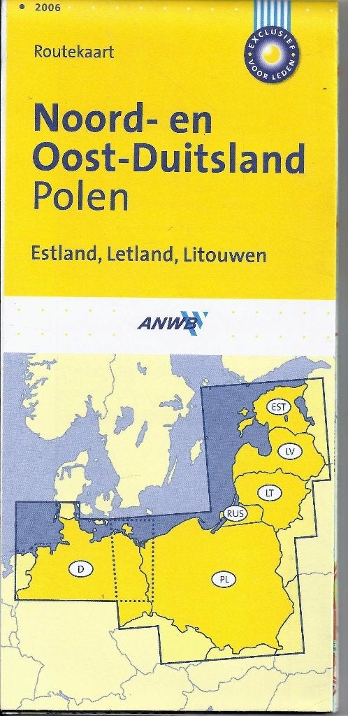 C208 plattegrond noord/oost duitsland polen 2006, Gelezen, 2000 tot heden, Ophalen of Verzenden, Landkaart