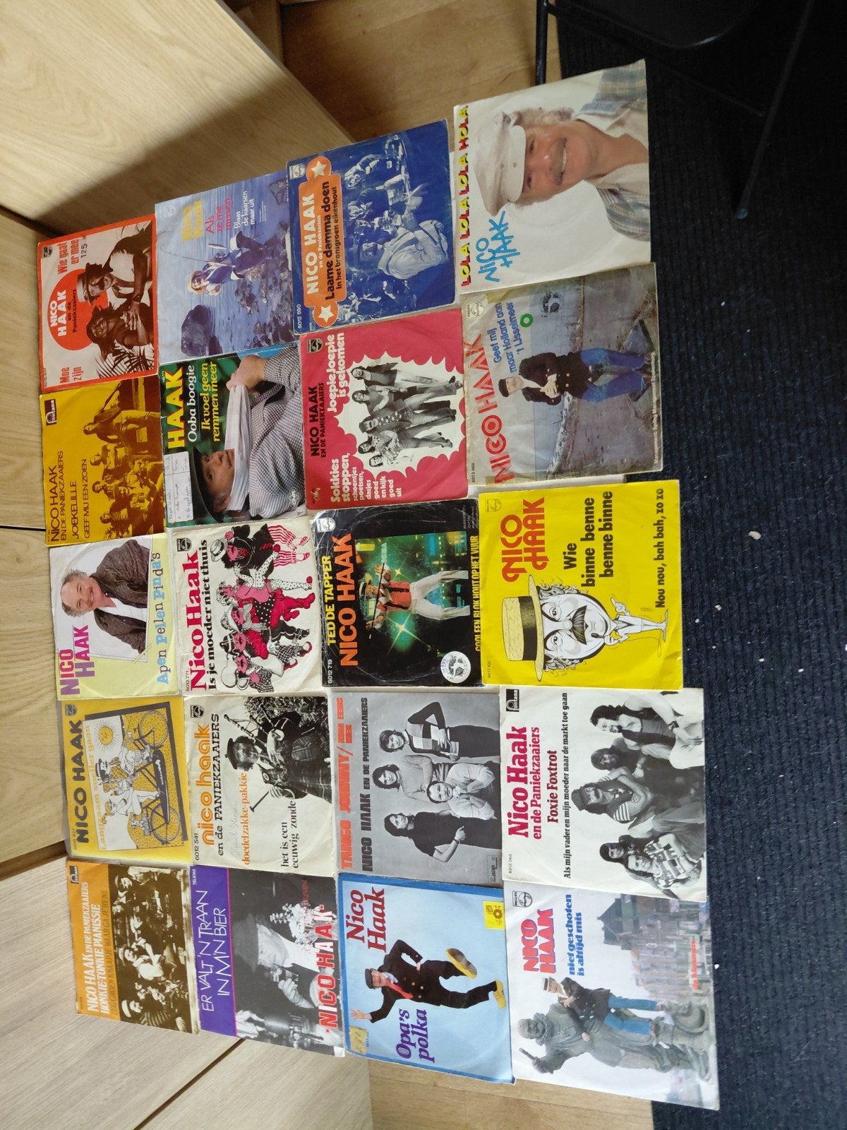Grote collectie Nico Haak vinyl singles - Pop, Gebruikt, Originele persing, 7 inch, Ophalen of Verzenden