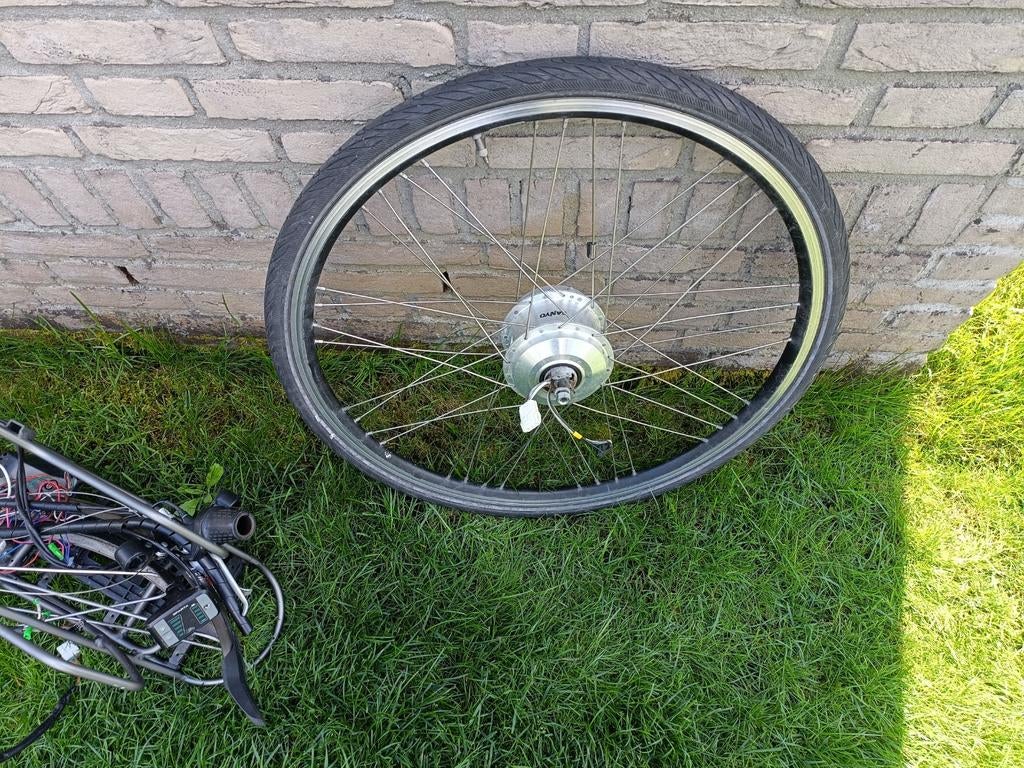 Compleet rijdende ebike ombouwset op iedere 24volt accu, Gebruikt, Vering, 80 kg of meer, Ophalen of Verzenden