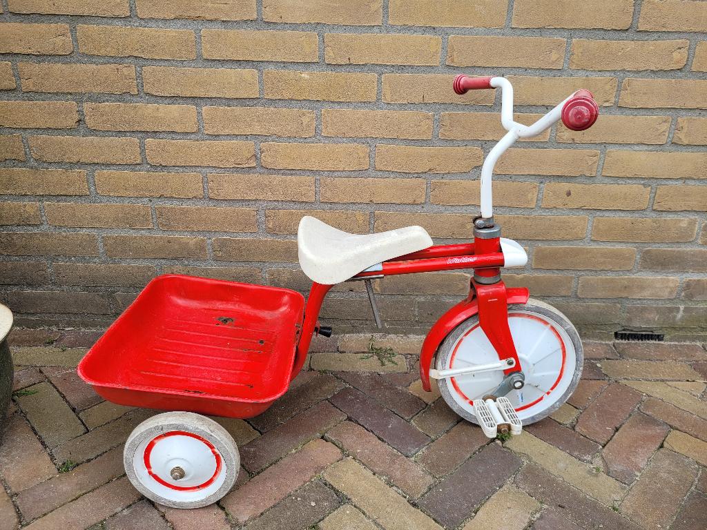 Vintage driewieler met laadbak Winther, Ophalen, Gebruikt, Winther