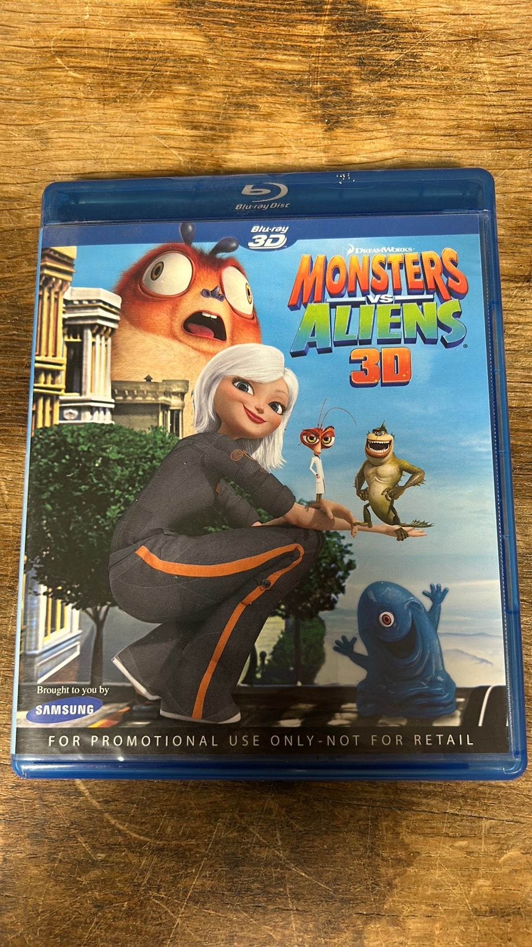Monsters vs Aliens 3D. Blu Ray., Ophalen of Verzenden, Zo goed als nieuw, Tekenfilms en Animatie