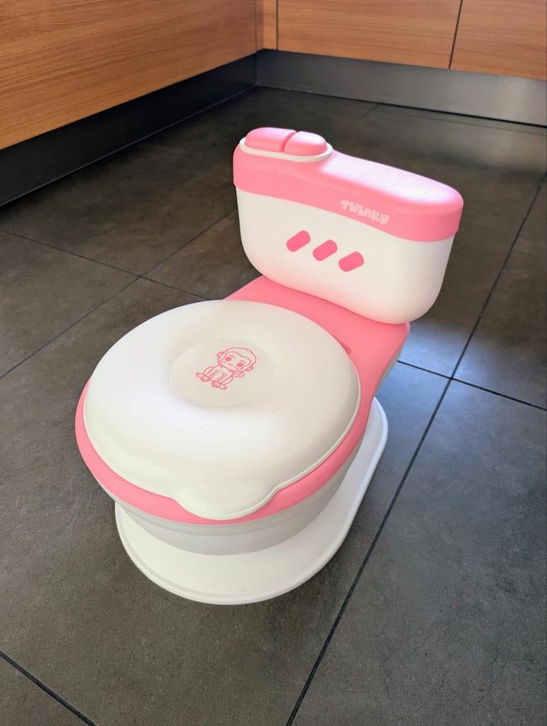 Kinder WC potje met muziek en doortrek geluid. Niet gebruikt, Kinderen en Baby's, Ophalen of Verzenden, Zo goed als nieuw