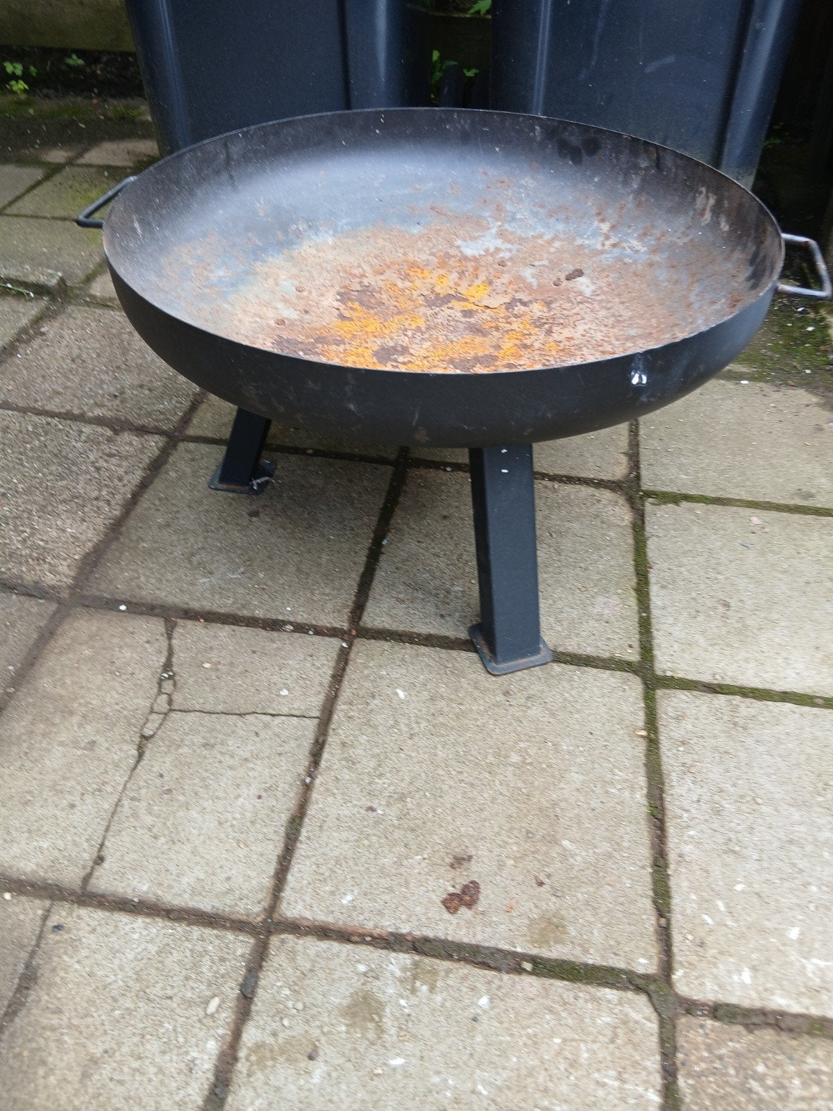 Vuurschaal, Ophalen