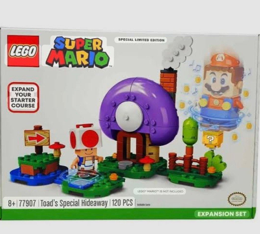 Lego Super Mario 77907 Toad's Special Hideaway, Lego, Nieuw, Ophalen of Verzenden, Ongeopend/sealed