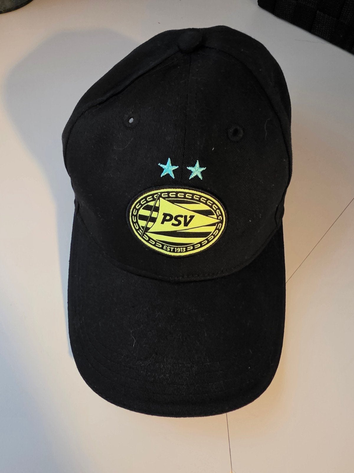Nieuwe PSV Pet - Zwart met logo en sterren, Nieuw, Pet, PSV, One size fits all