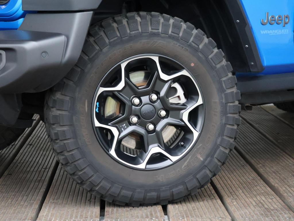 Jeep Wrangler Unlimited 4xe 380 Rubicon | Sky view | Stoel v, Auto's, Jeep, Automaat, 4 cilinders, Cabriolet, Blauw