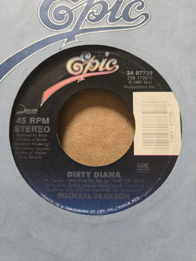 Michael Jackson - Dirty Diana, 7 inch, Ophalen of Verzenden, Zo goed als nieuw, Pop