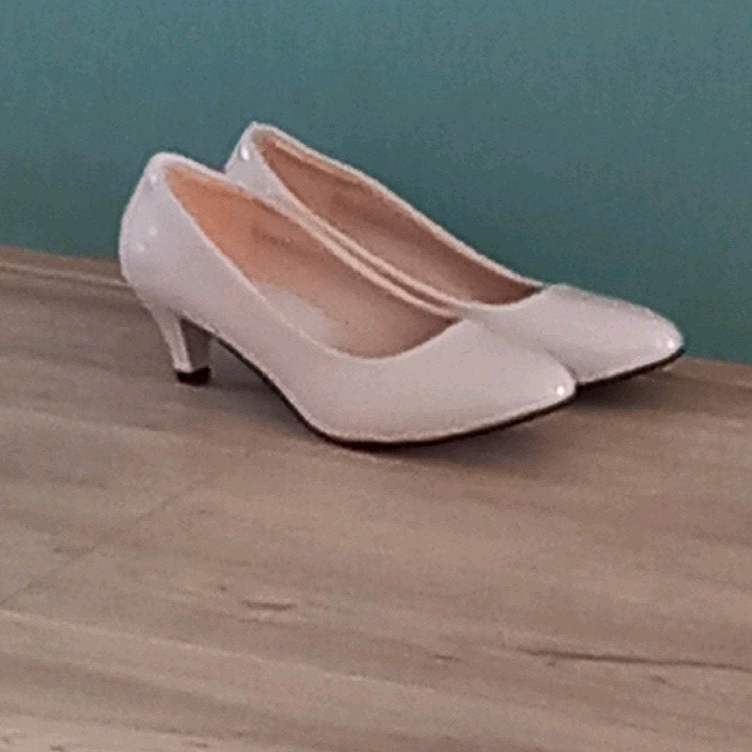 Creme / zalm kleurig dames schoenen.mt 40, Beige, Dansschoenen, Ophalen of Verzenden, Zo goed als nieuw
