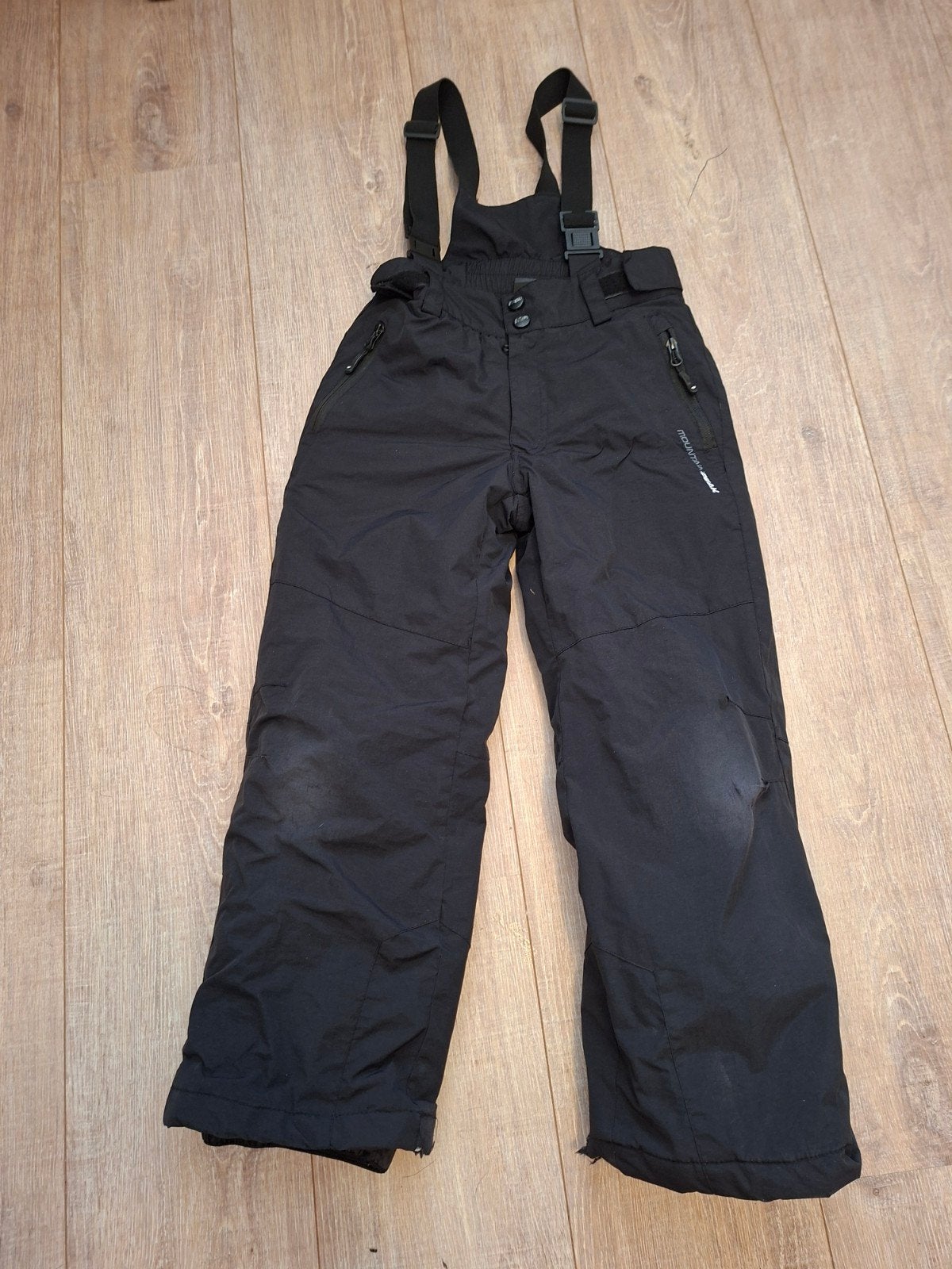 ski broek Mountain peak maat 128 zwart, Broek, Gebruikt, Jongen of Meisje, Ophalen of Verzenden