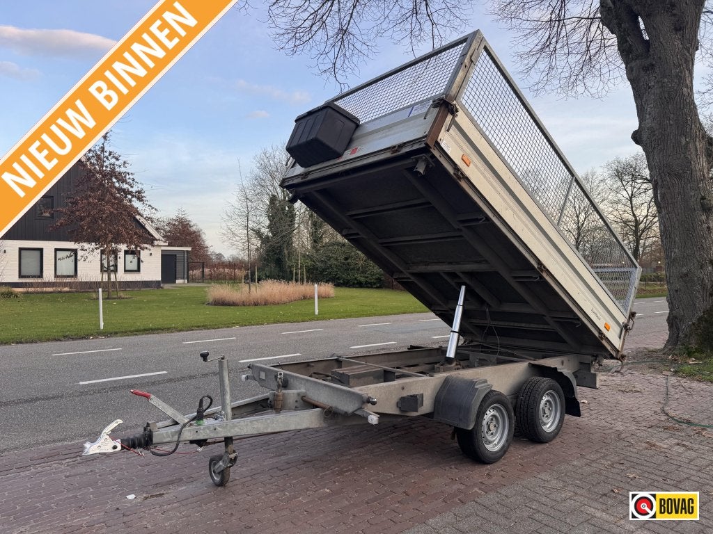 Humbaur tandemas elektrische kipper loofrek 314x175x100cm, Gebruikt