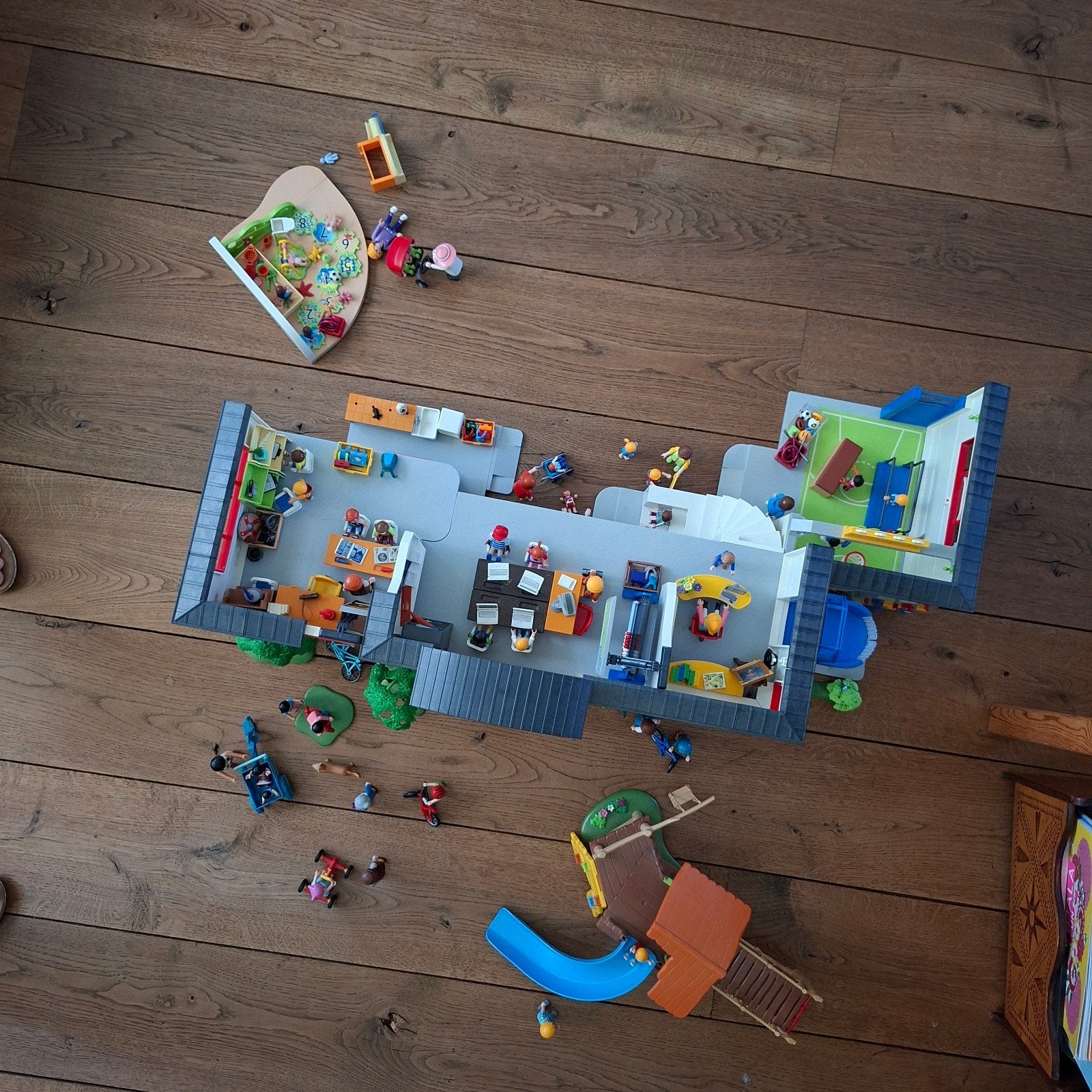 Playmobil school (complete set), Ophalen, Gebruikt, Gebouw, Complete set