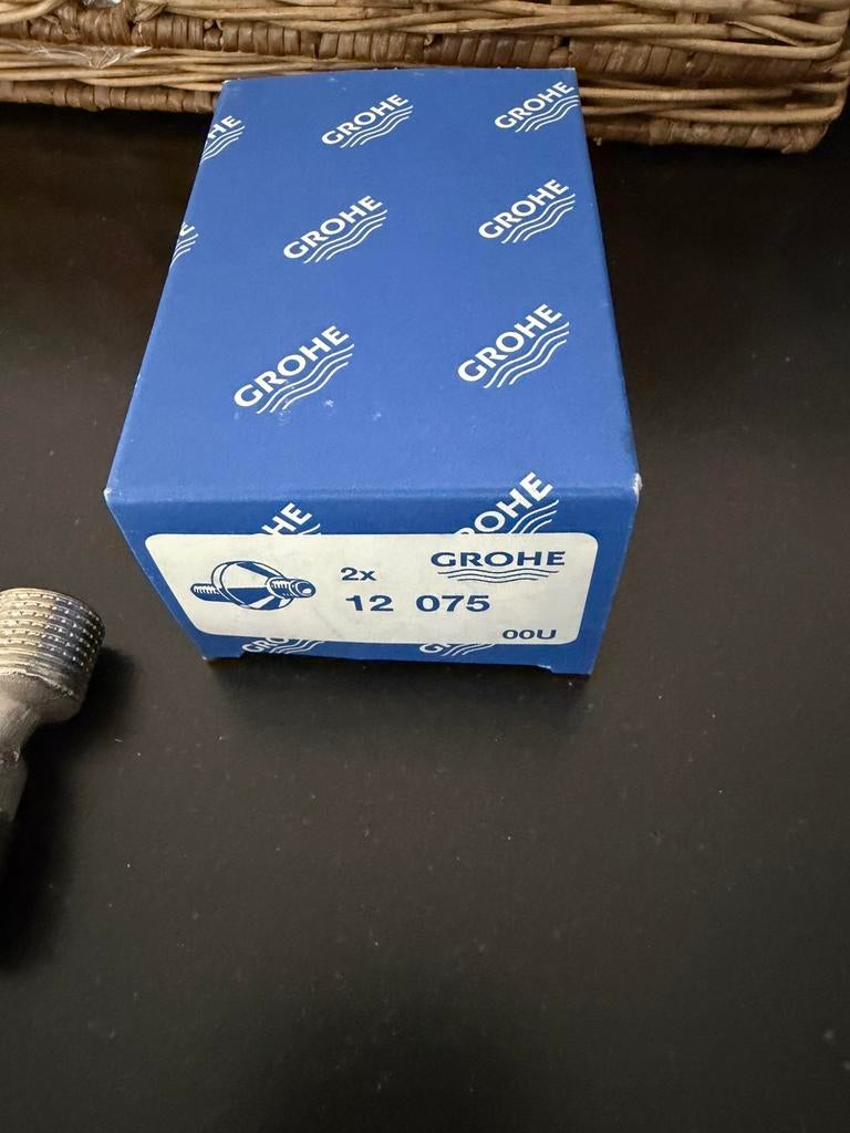 Grohe S koppeling & rozet 12075, Ophalen of Verzenden, Chroom, Overige typen