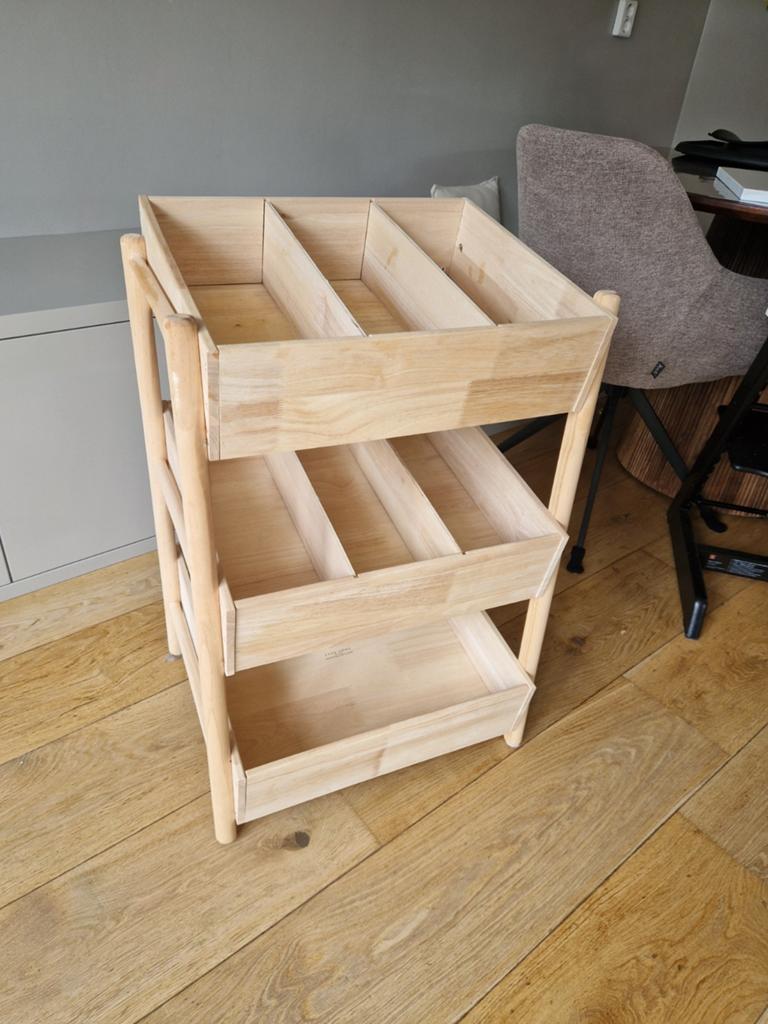 Zara Home houten opbergkast / organizer, Ophalen, Zo goed als nieuw, Minder dan 50 cm, Minder dan 50 cm