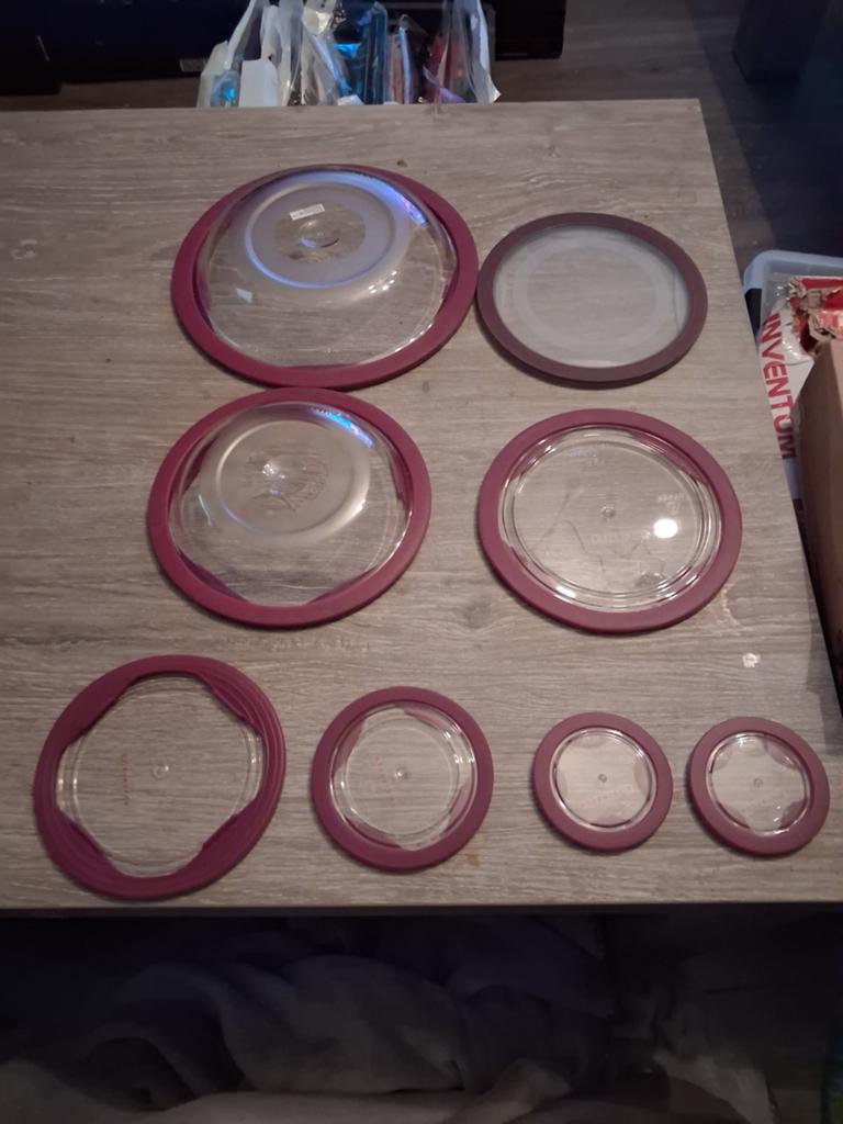 Cucinella Clever Lock Deksel Set 8, Aubergine, Overige typen, Paars, Kunststof, Ophalen of Verzenden