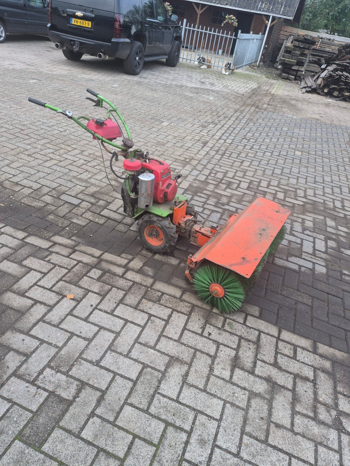 honda veegmachine, Ophalen of Verzenden, Gebruikt