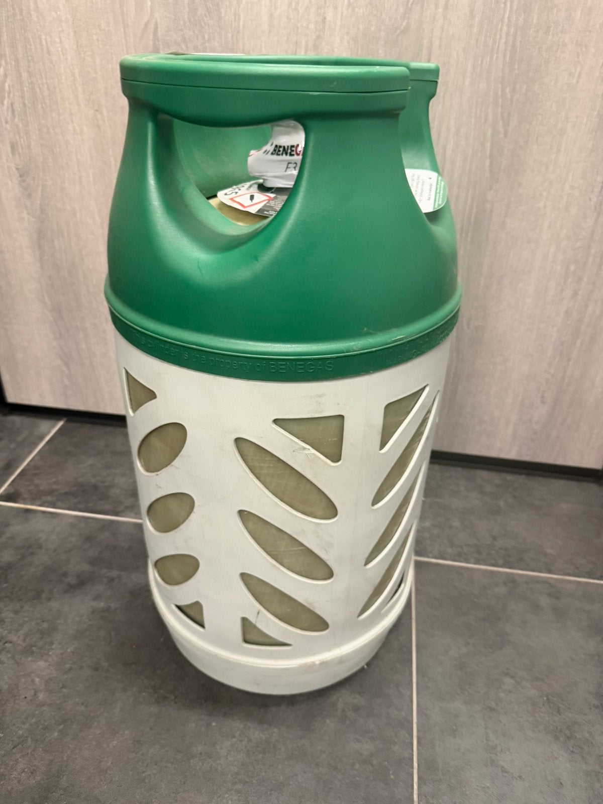 Benegas lichtgewicht gasfles 10 kg – vol / ongebruikt, Ophalen, Nieuw