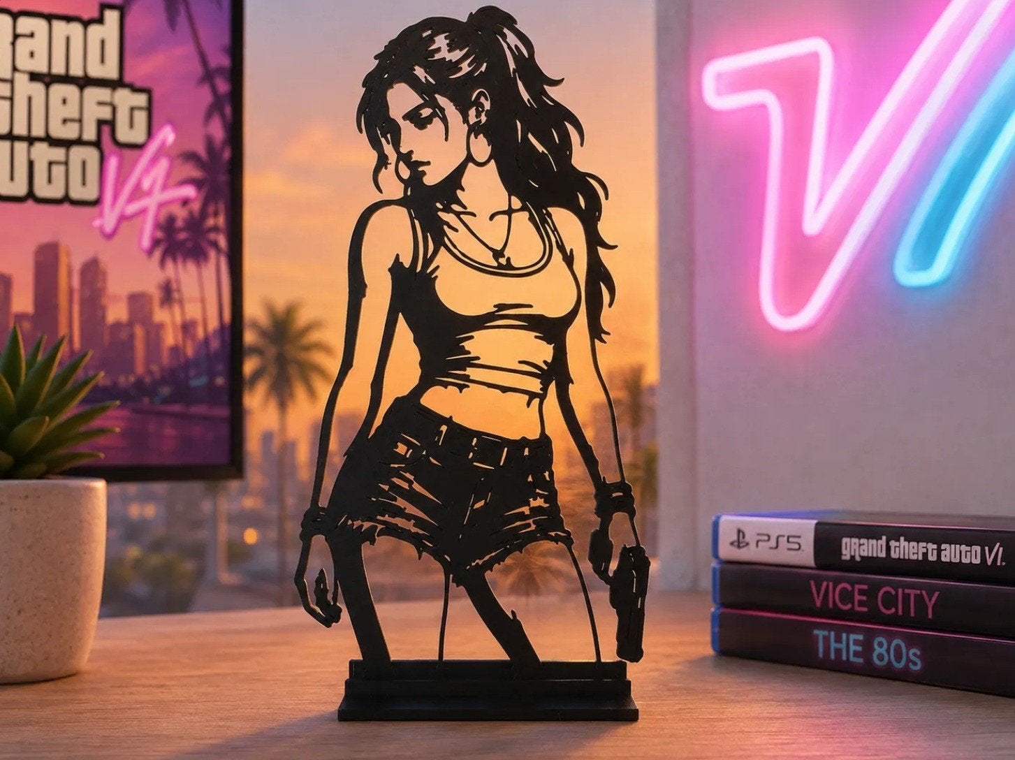 GTA 6 Lucia Figuur - GTA VI Lucia, Ophalen of Verzenden, Nieuw