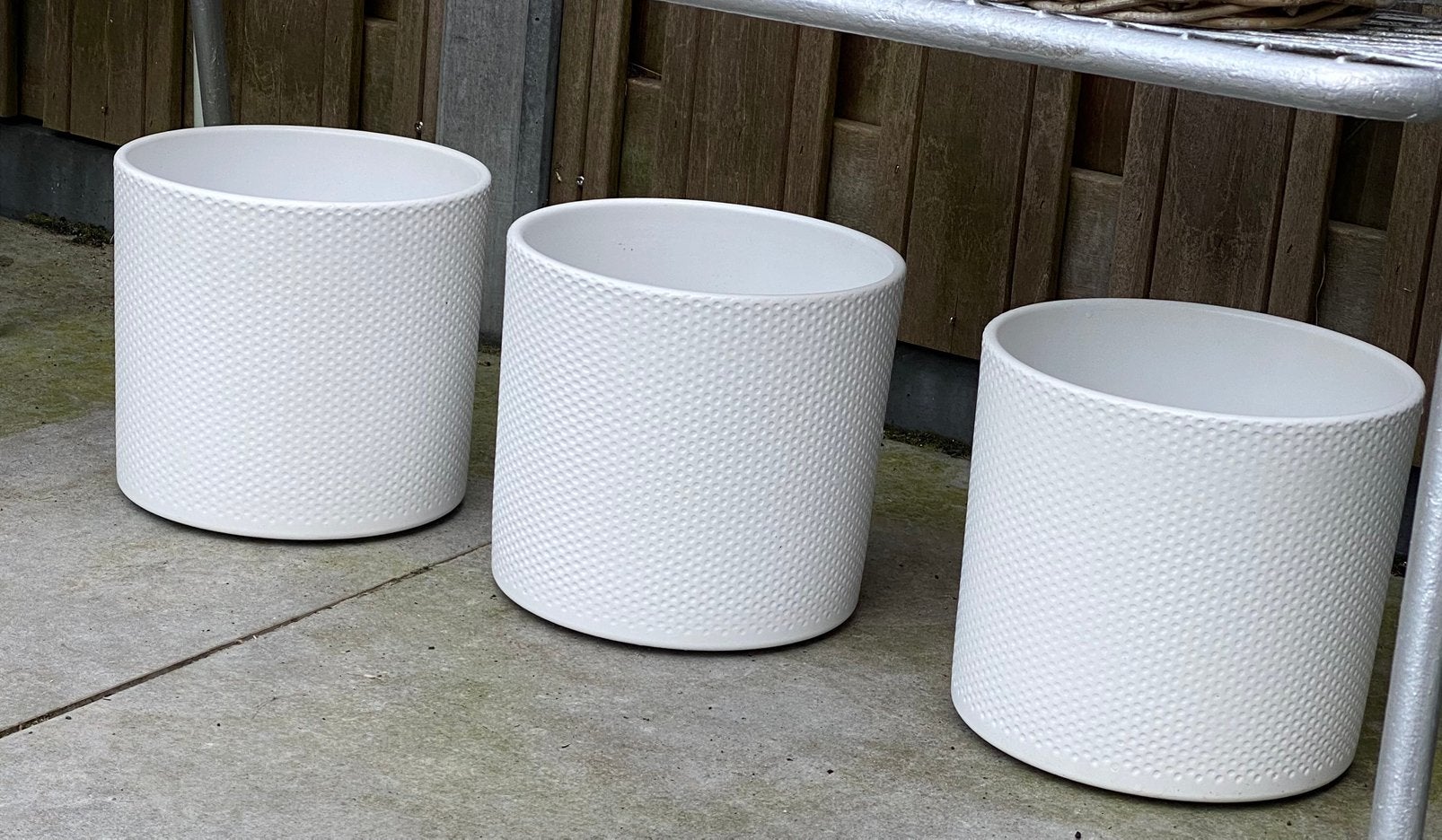 Plantenpot, Tuin en Terras, Bloempotten, Ophalen, Rond, Zo goed als nieuw, Aardewerk