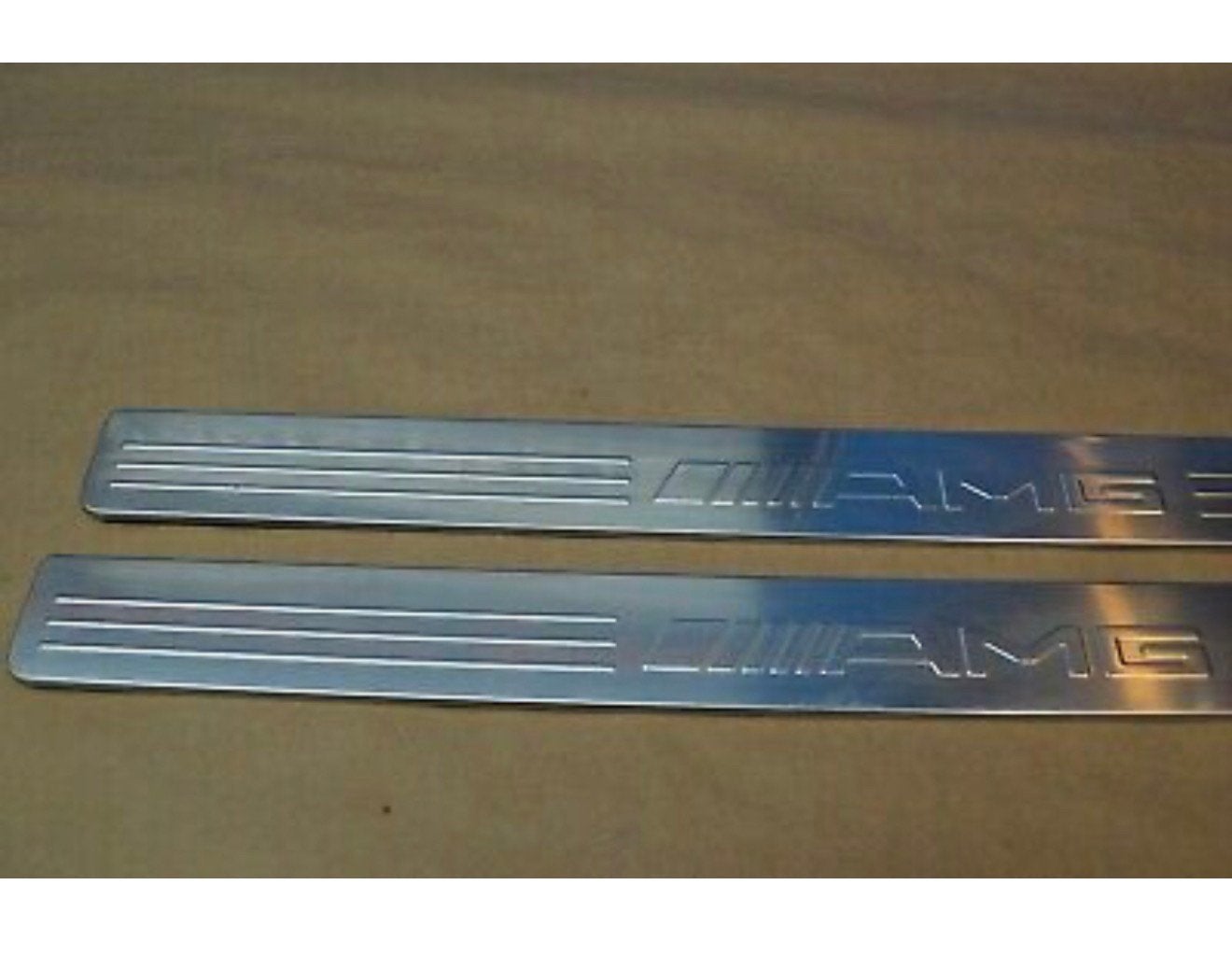OE Chrome MERCEDES-Benz W204 C63 AMG instaplijsten deurstrip, Ophalen of Verzenden, H, H, H