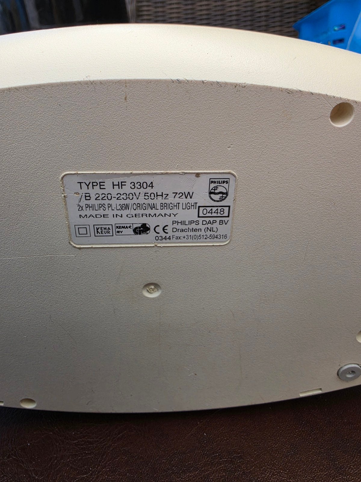 Philips HF 3304 Daglichtlamp - Lichttherapie, Ophalen of Verzenden, Gebruikt, Modern