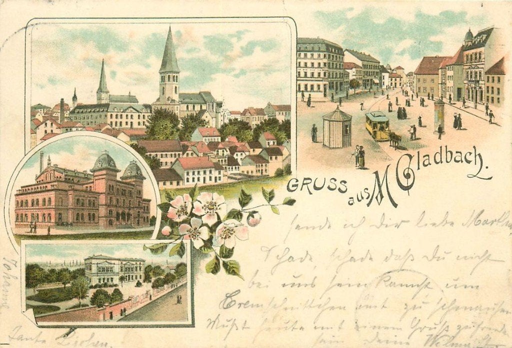 702-048-027 Monchen Gladbach Litho, Verzenden, Voor 1920, Duitsland
