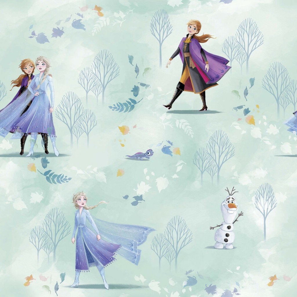 Disney Frozen rol vliesbehang Fresh Breeze | Muurdeco4kids, Verzenden, Nieuw