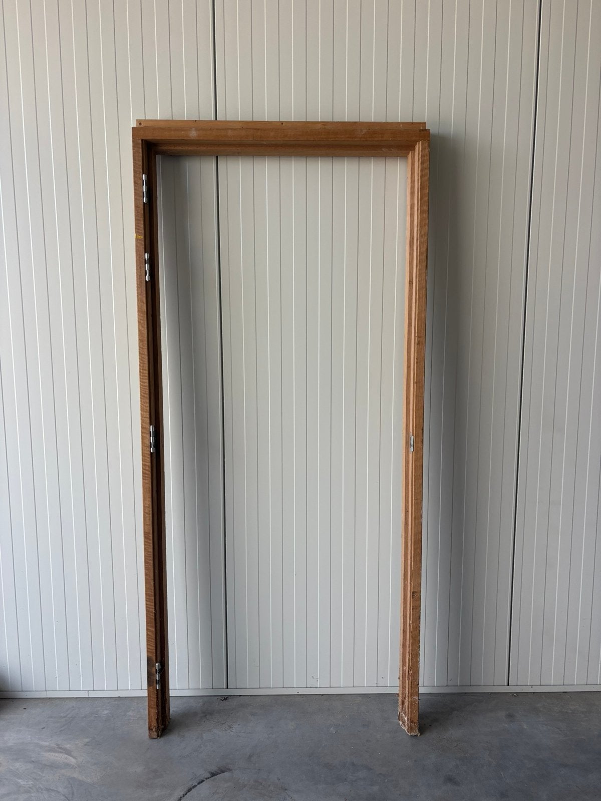 Houten Deurkozijn - Gebruikt + stompe deur, Ophalen, Gebruikt, 80 tot 100 cm, Binnendeur