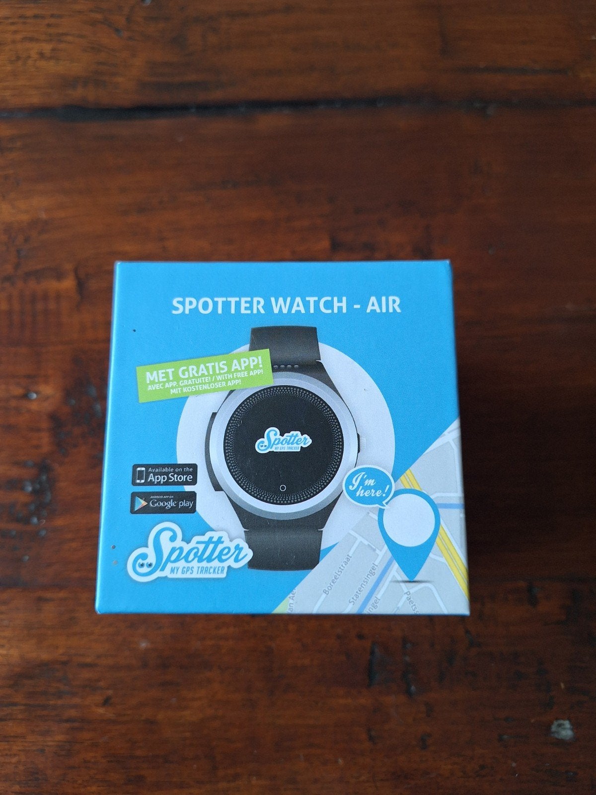 Spotter Watch Air GPS Tracker - Zwart, Zwart, Ophalen of Verzenden, Zo goed als nieuw, Spotter