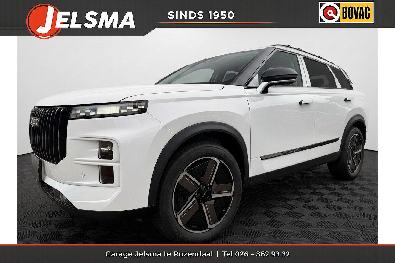 Jaecoo 7 1.5 GDI SHS-P Exclusive Vol opties | Rijklaar en Ni, Auto's, 12 maanden, Gebruikt, 347 pk, Wit