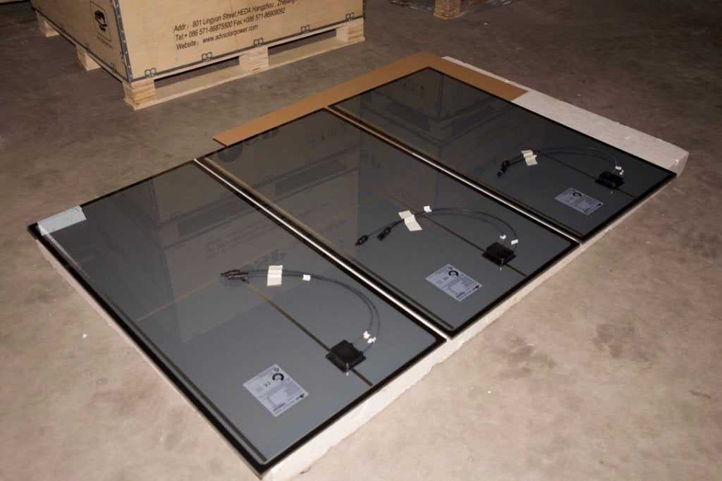 Kleine zonnepanelen, Ophalen, Gebruikt