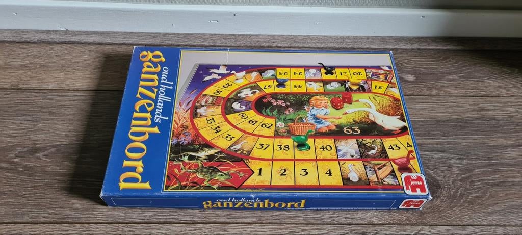 Oud hollands ganzenbord spel, Ophalen of Verzenden, Gebruikt