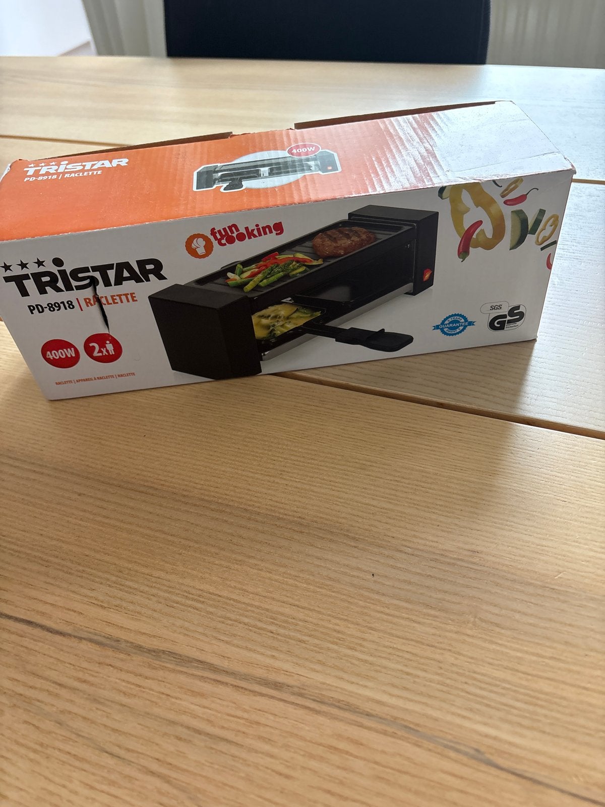 Tristar Mini Gourmet / Raclette PD-8918 - Zo goed als nieuw, Witgoed en Apparatuur, Ophalen, Zo goed als nieuw, Minder dan 4 personen