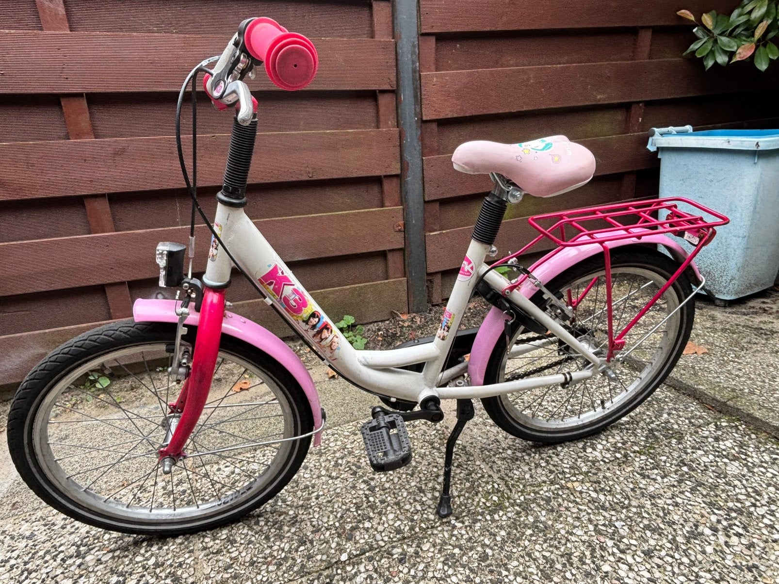 Leuke K3 fiets- 20inch, Ophalen, Velgrem, 20 inch, Handrem