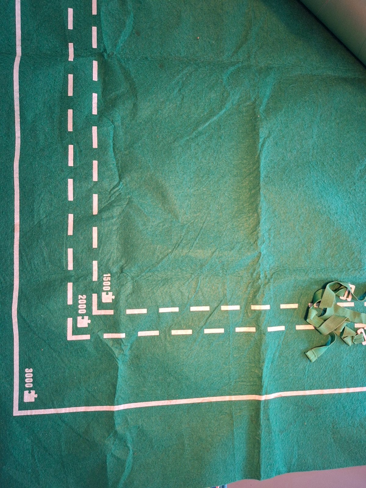 Puzzelmat en rol 3000 stukjes, Gebruikt, 120 cm of meer, Leer of Kunstleer, Ophalen of Verzenden