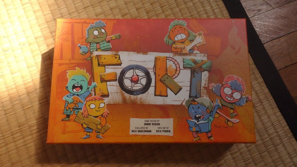 Bordspel - Fort, Een of twee spelers, Ophalen of Verzenden, Zo goed als nieuw, Leder Games