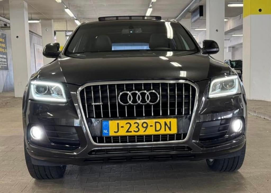 Audi Q5 2.0 Tfsi Quattro pano.leer, Auto's, 1730 kg, Zwart, 4 cilinders, Vierwielaandrijving