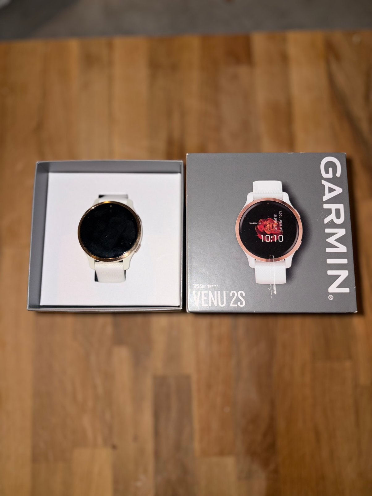 Garmin Venu 2s Smartwatch Rosé Goud (wit), Ophalen, Zo goed als nieuw, Wit, Android