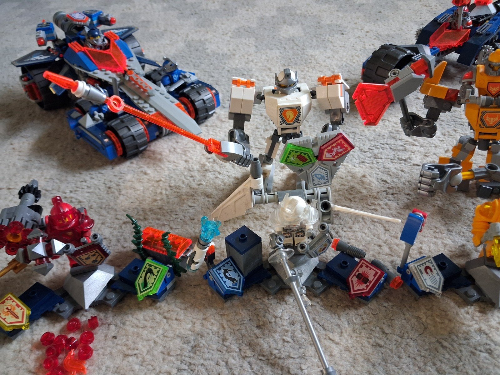 LEGO Nexo Knights sets, Gebruikt, Overige thema's, Lego, Ophalen of Verzenden