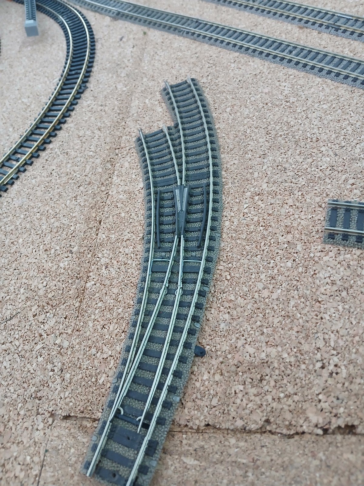 Fleischmann Rails 6142 L - Gebruikte Wissel, Hobby en Vrije tijd, Ophalen of Verzenden, Gebruikt, Rails, Fleischmann