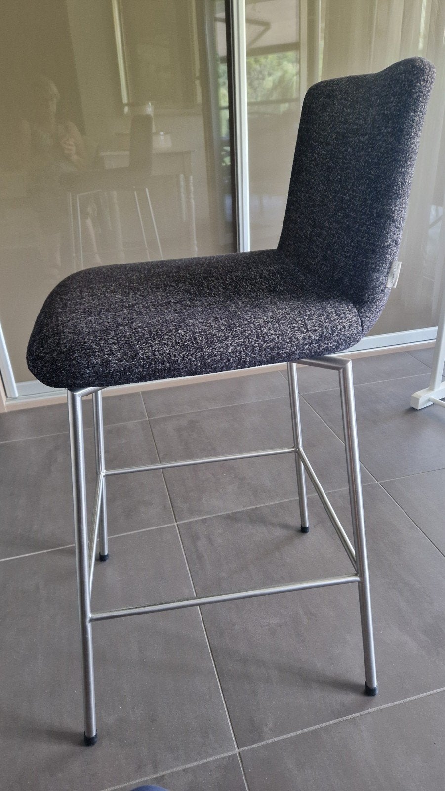 3 luxe design barkrukken van het merk Bert Plantagie, Ophalen, Met voetsteun, 90 cm of meer, Metaal