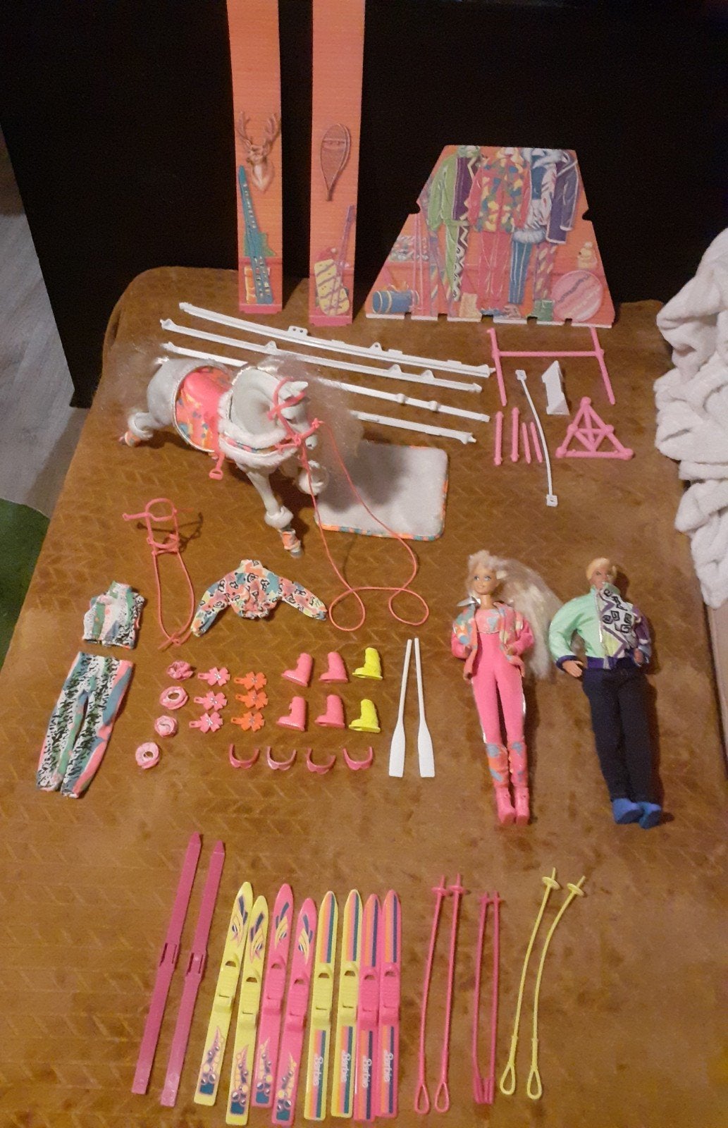 Barbie Ski Fun set jaren 90, Kinderen en Baby's, Ophalen of Verzenden, Barbie