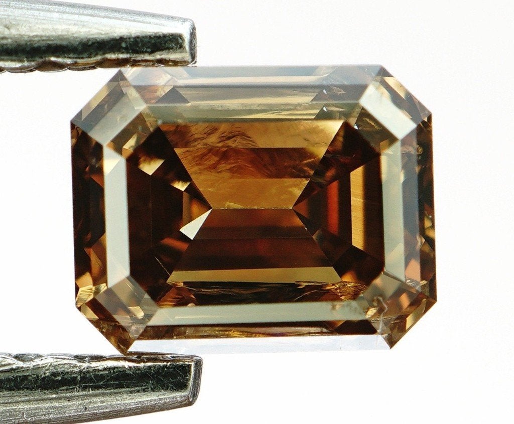 Natuurlijke Diamant - 0.57 ct - Natural Fancy Deep Orange, Sieraden, Tassen en Uiterlijk, Edelstenen, Ophalen of Verzenden, Nieuw