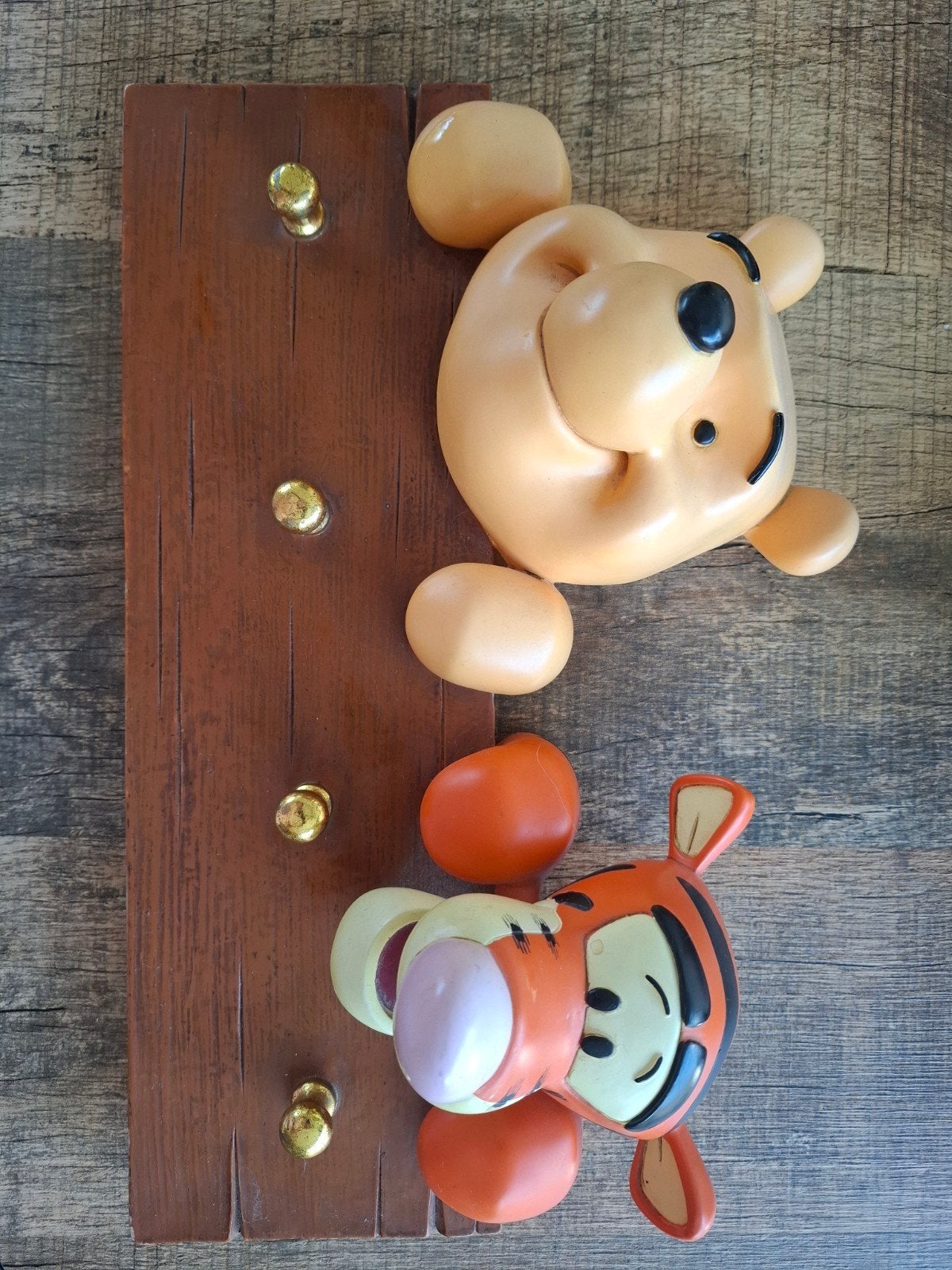 Disney Winnie de Poeh en Teigetje kapstok, Huis en Inrichting, Ophalen, Gebruikt, Minder dan 100 cm, Metaal